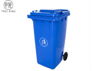 صناديق القمامة البلاستيكية المنزلية 240 لتر ، المجلس الأحمر Wheelie بن لحديقة النفايات