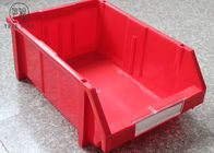 صناديق التخزين البلاستيكية الملونة القابلة للتكويم للأدوات 500 * W 380 * H 250 مم المعاد تدويرها