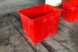 الأحمر الثقيلة 160L تدوير صناديق إعادة تدوير المياه لخزان Aquaponic الأسماك