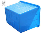W 400L صناديق التخزين البلاستيكية الملونة الصناعية لتخزين مصنع النسيج