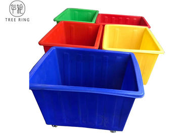 Rotomolding 80 غالون عربة الغسيل البلاستيكية على عجلات L850 * 560 * H850 مم K300-5 مخصص