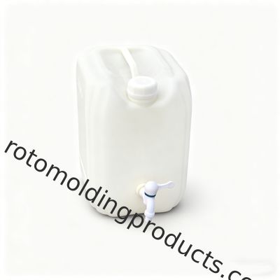 جيريكان مستطيل بسعة 20 لترًا مع صنبور لولبي قوي ومتين