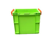 حاويات تجميع أوروبي مربعة الشكل باللون الأخضر مع أقفال مقفل لتخزين التوربيني