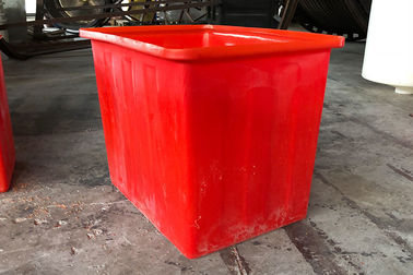 الأحمر الثقيلة 160L تدوير صناديق إعادة تدوير المياه لخزان Aquaponic الأسماك