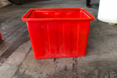 الأحمر الثقيلة 160L تدوير صناديق إعادة تدوير المياه لخزان Aquaponic الأسماك
