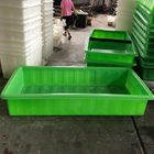 اللون الأخضر Aquaponic تنمو السرير مع يقف لأنظمة Aquaponic Greenhousr