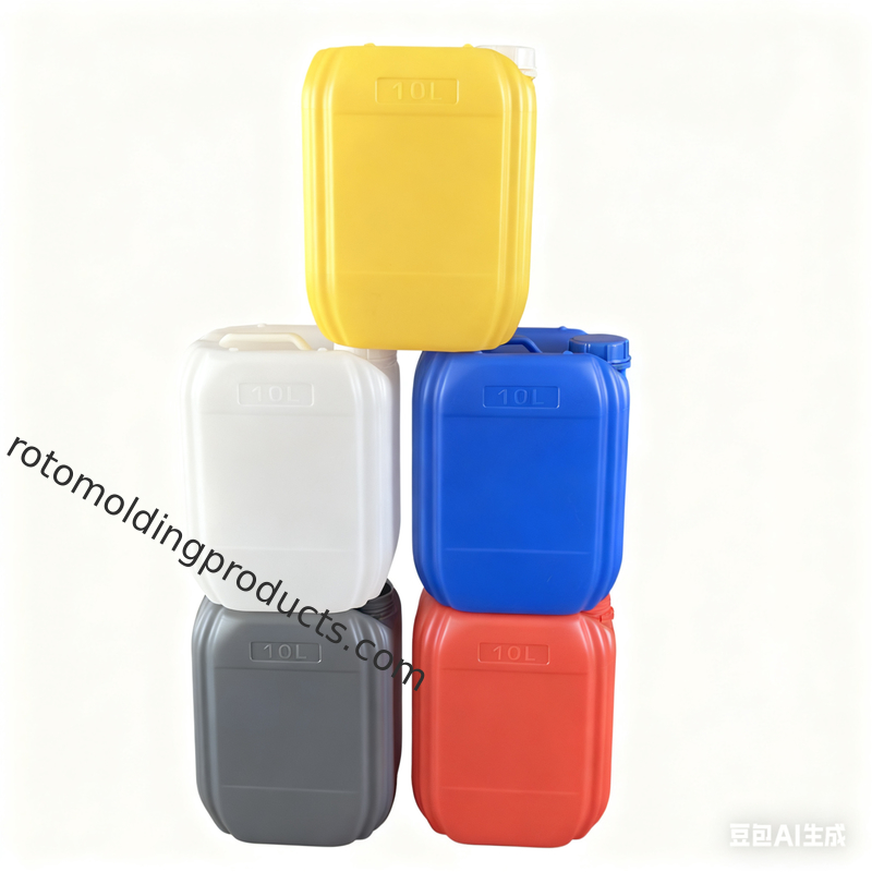 جيرى كان بلاستيك صالح للطعام بسعة 30 لتر وغطاء لولبي لتخزين المواد الكيميائية والعسل