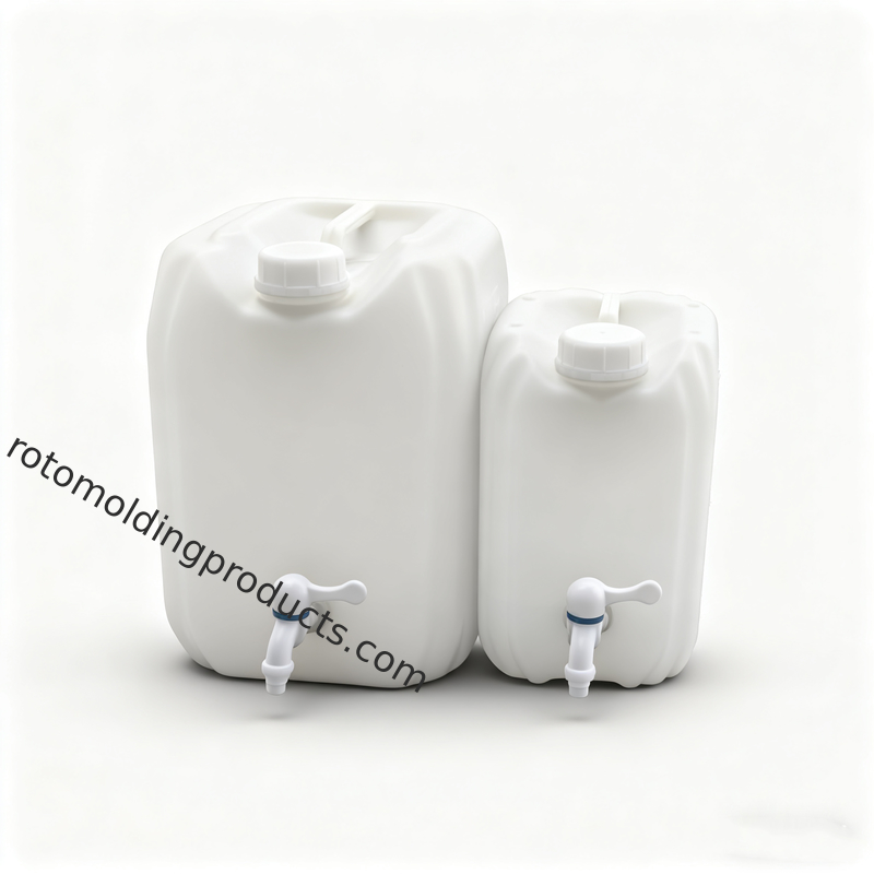 جيريكان بلاستيكي سعة 10 لترات مانع للتسرب مع صنبور، قابل للتكديس ومقاوم للمواد الكيميائية لحلول تخزين متعددة الاستخدامات